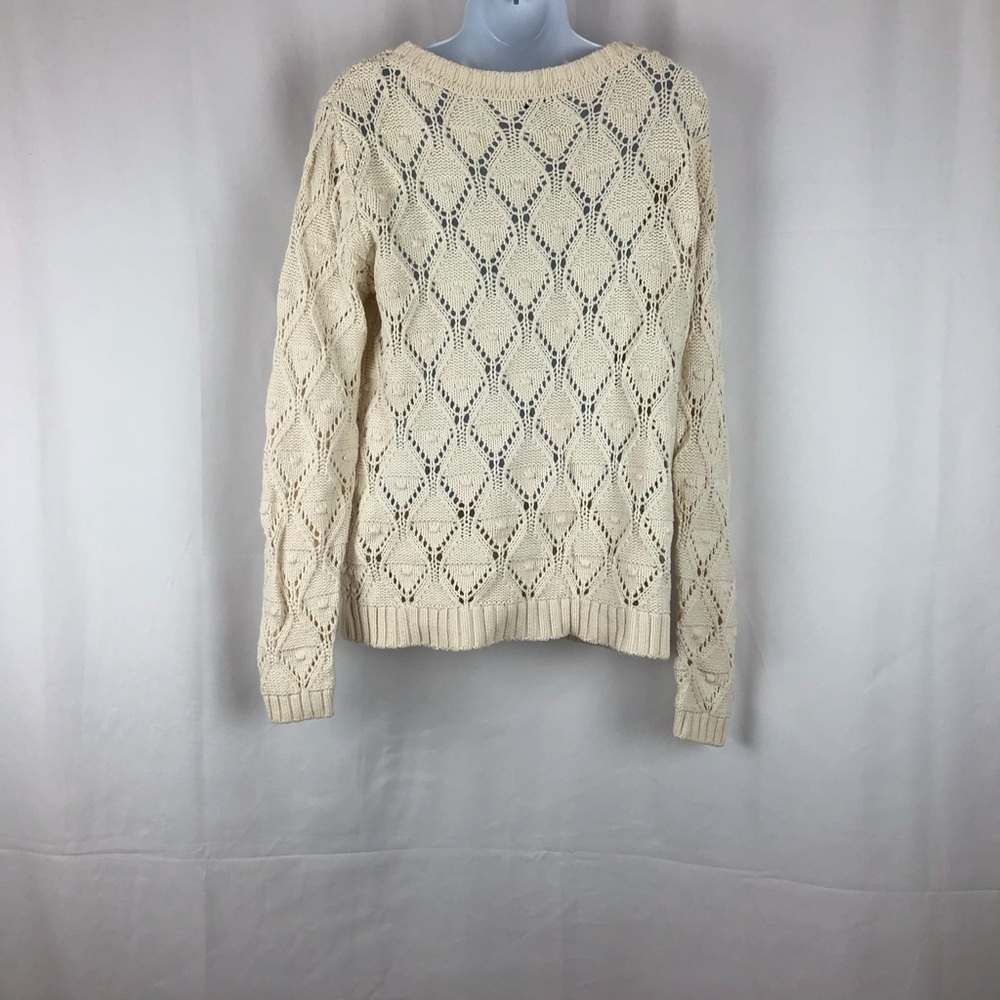 Tommy Hilfiger open weave Cotton sweater M - Picture 6 of 10